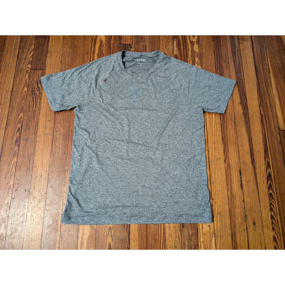 RHONE Gray Short Sleeve Tee